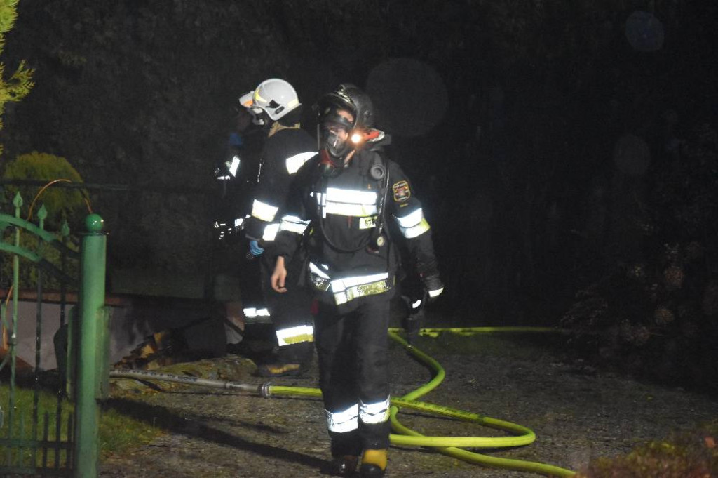 Paliła się kotłownia w domu w Koszanowie