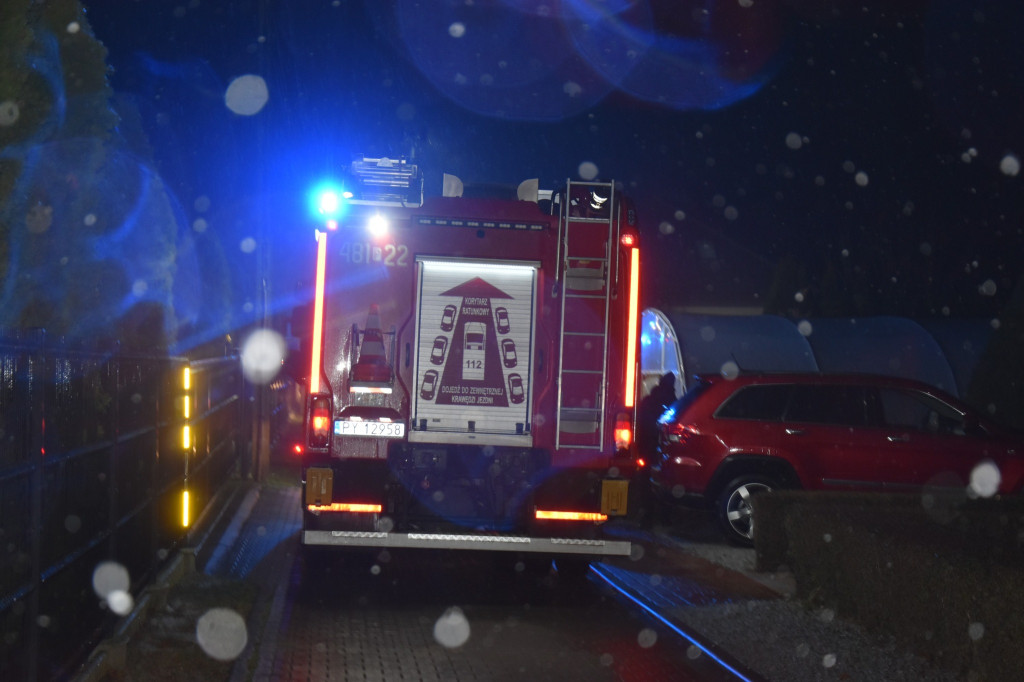 Paliła się kotłownia w domu w Koszanowie