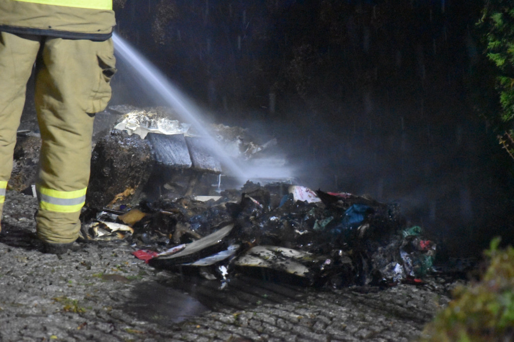 Paliła się kotłownia w domu w Koszanowie