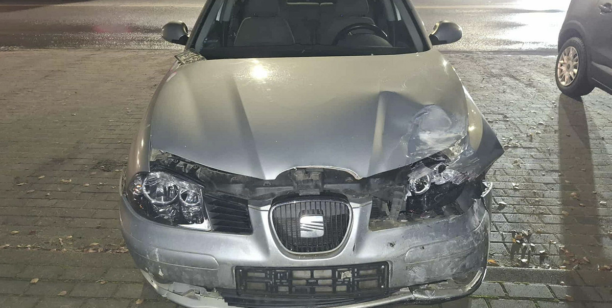 Zderzenie trzech aut na Północnej