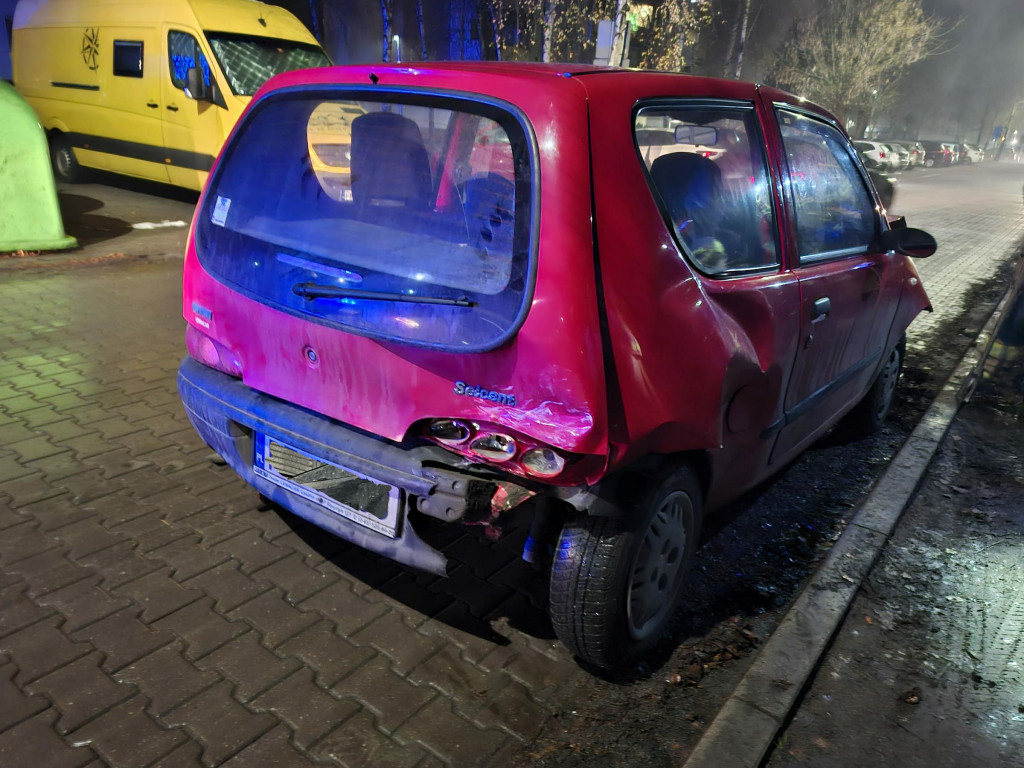 Zderzenie trzech aut na Północnej