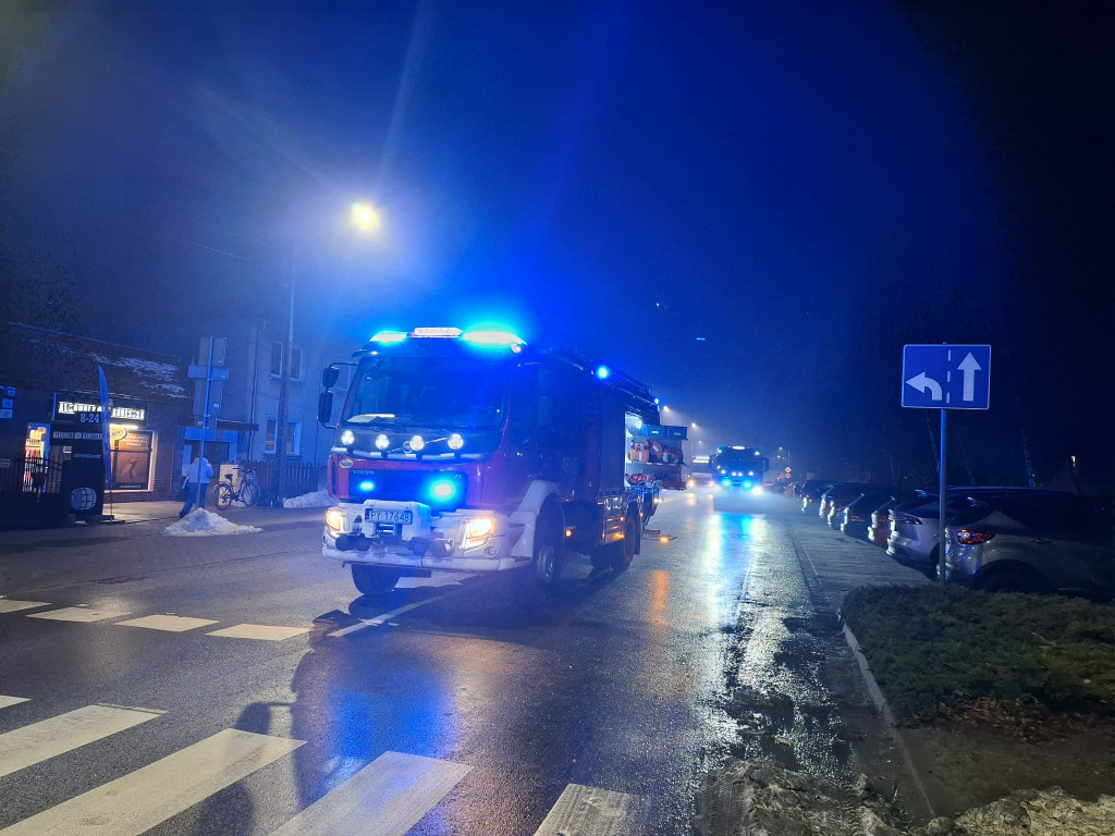 Zderzenie trzech aut na Północnej