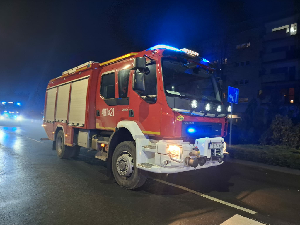 Zderzenie trzech aut na Północnej