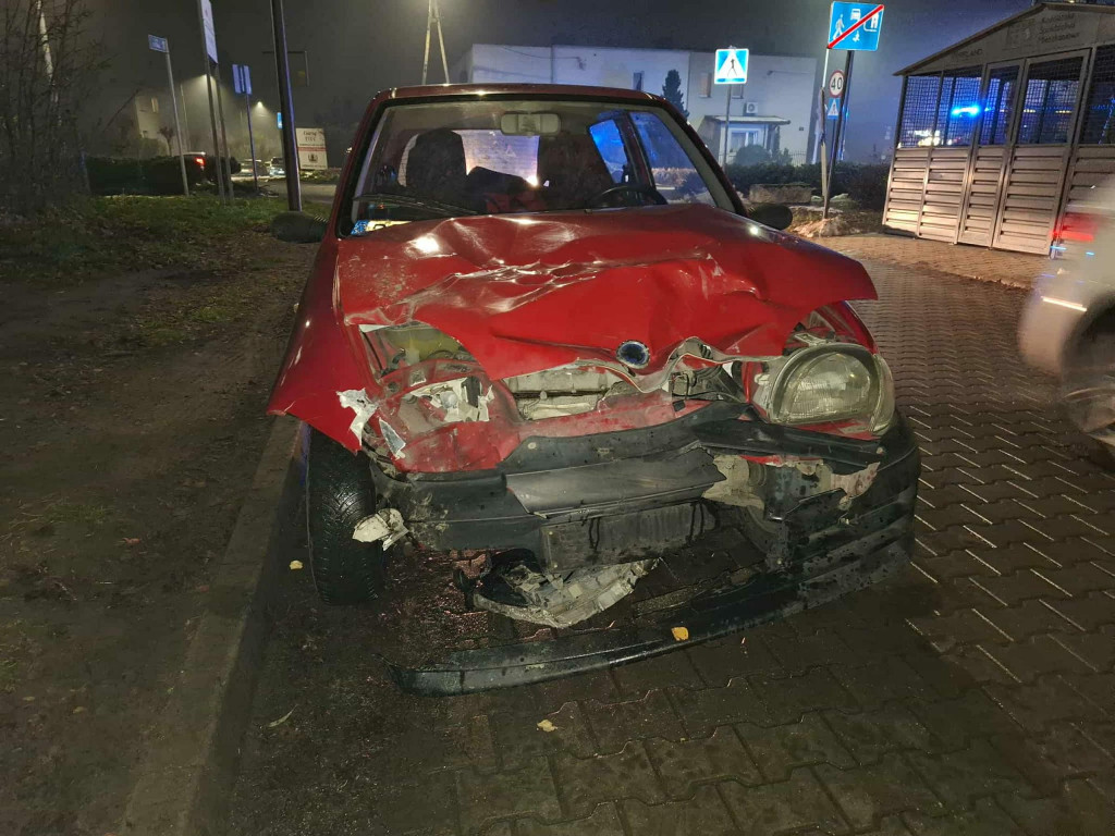 Zderzenie trzech aut na Północnej