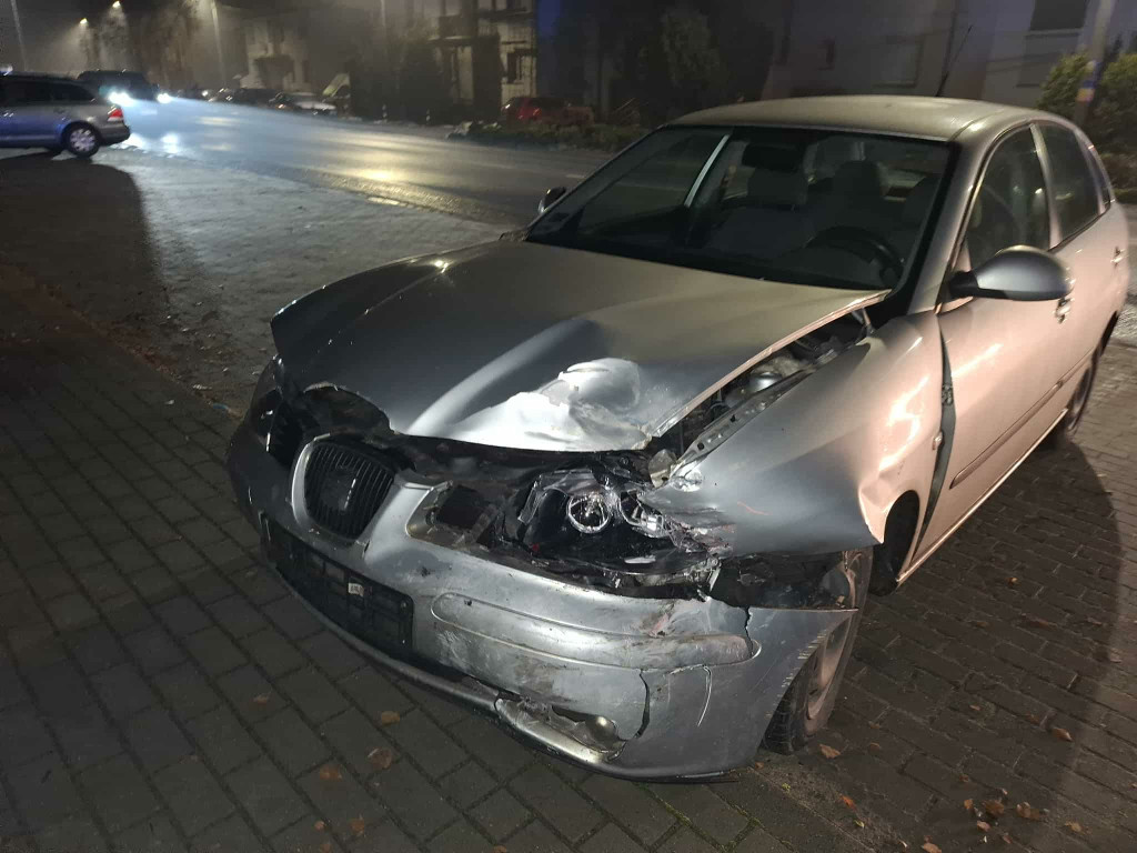 Zderzenie trzech aut na Północnej