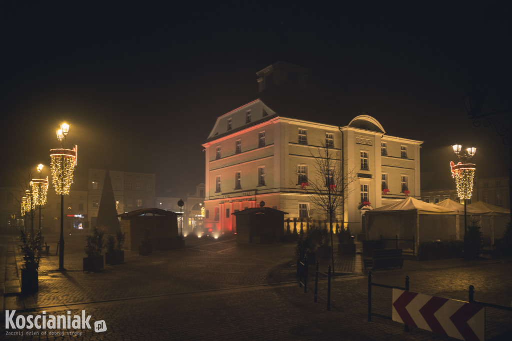 Świąteczne iluminacje w Kościanie już świecą