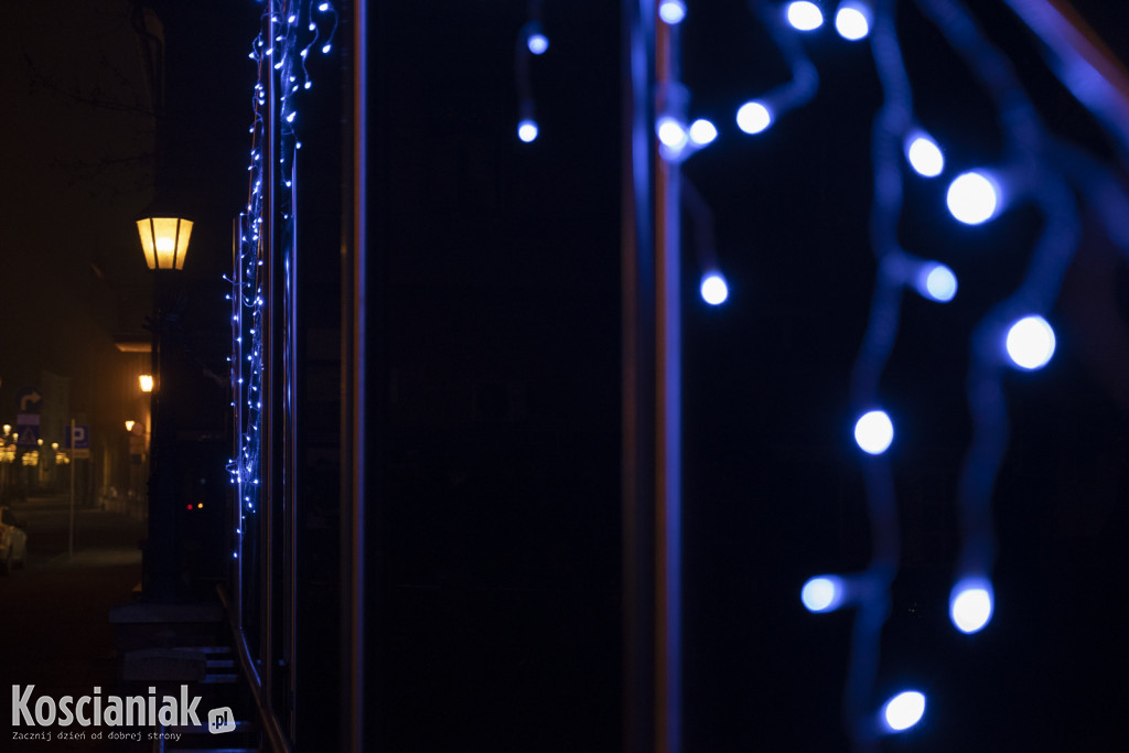Świąteczne iluminacje w Kościanie już świecą