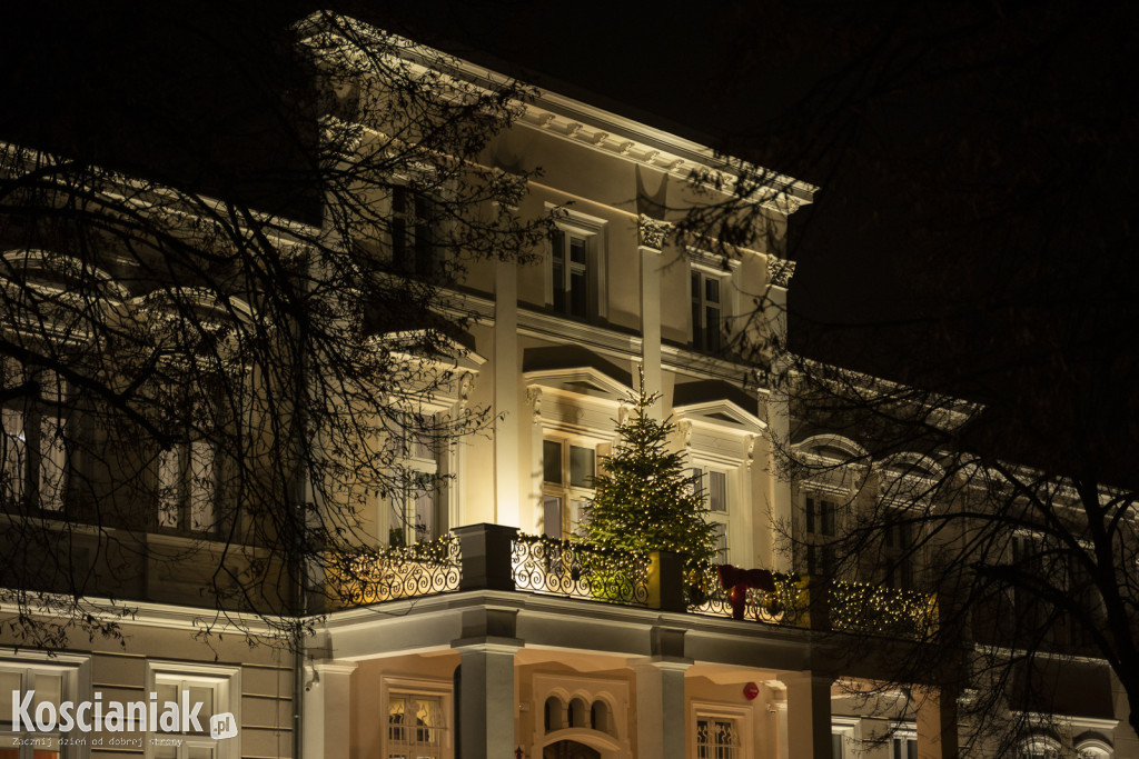 Świąteczne iluminacje w Kościanie już świecą