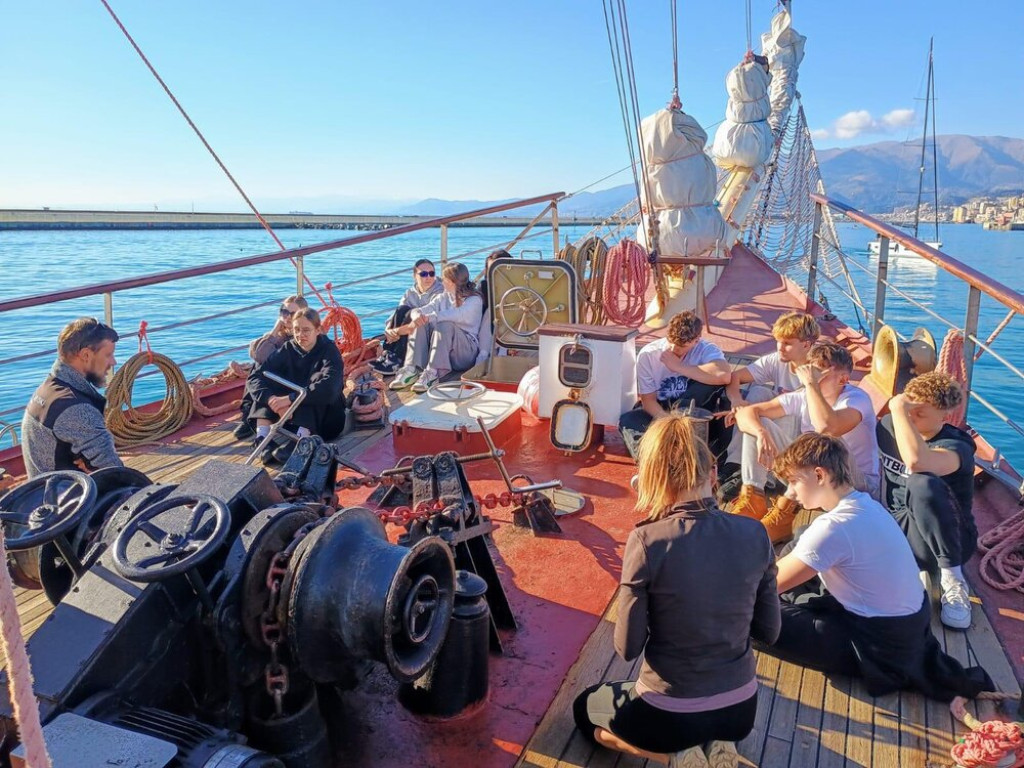 Uczniowie Kolberga na Pogorii