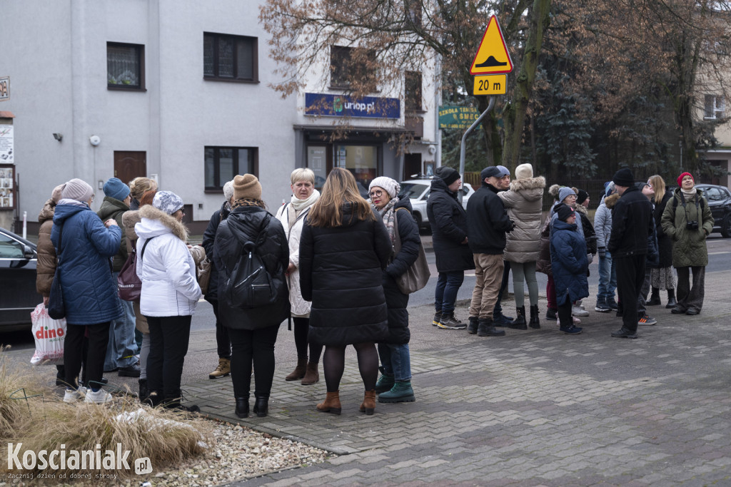 Dziergana choinka stanęła przed urzędem