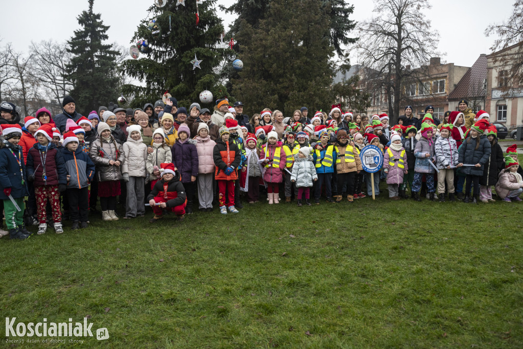 Wspólne dekorowanie choinki na Placu Wolności