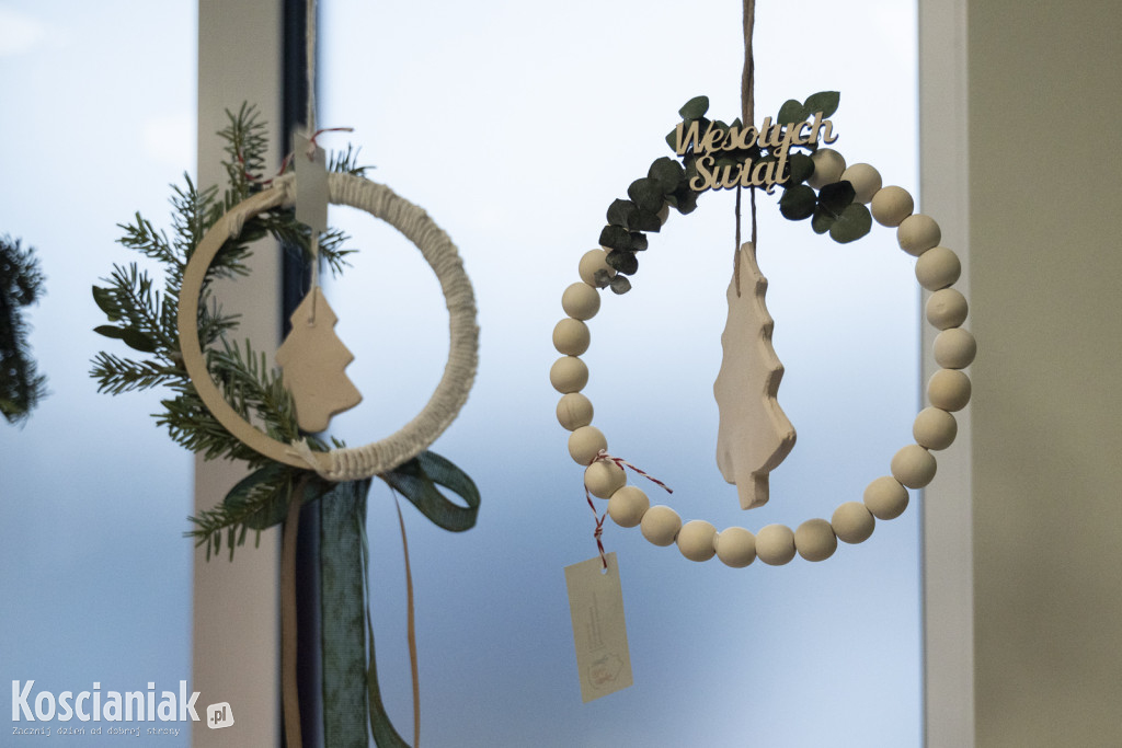 Rękodzieło bożonarodzeniowe w Domu Samopomocy