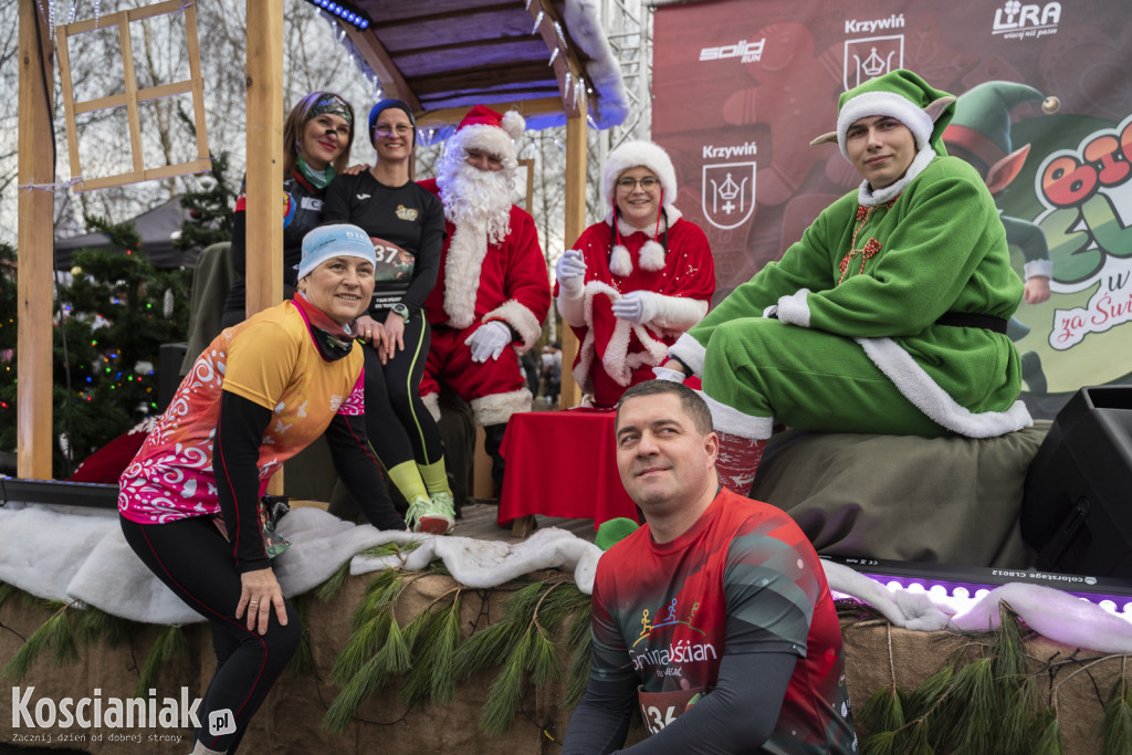 Bieg Elfa w Pogoni za Mikołajem w Krzywiniu