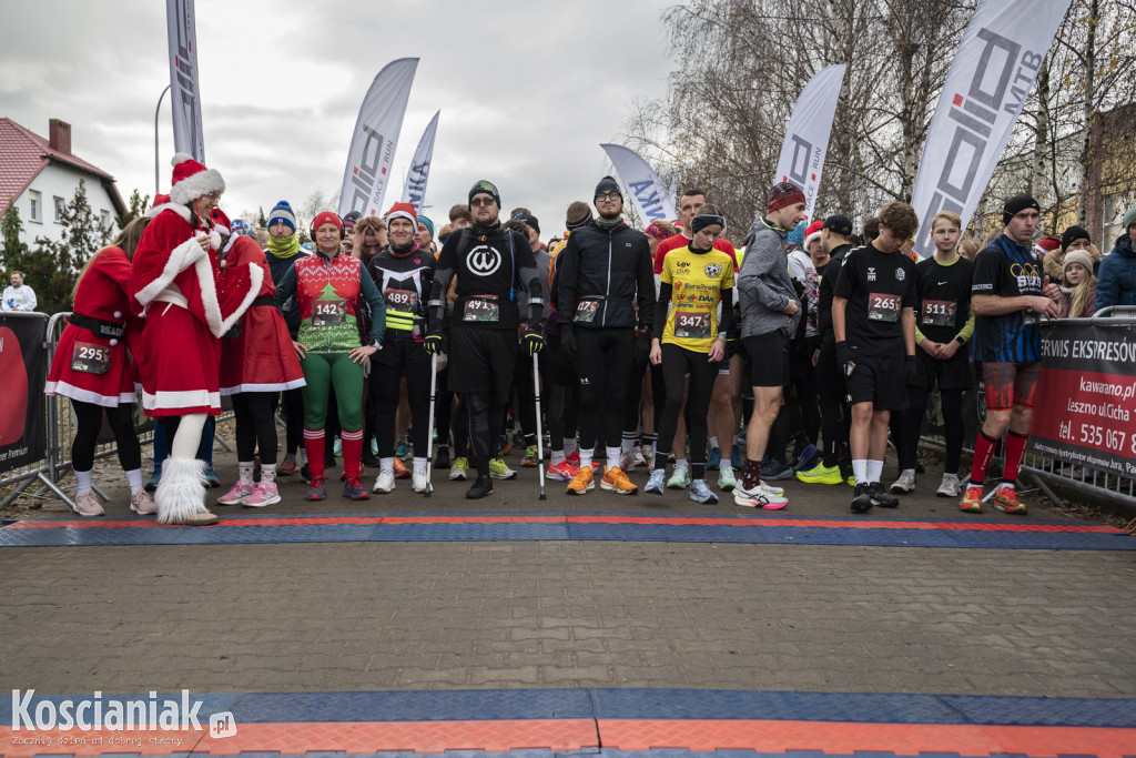 Bieg Elfa w Pogoni za Mikołajem w Krzywiniu