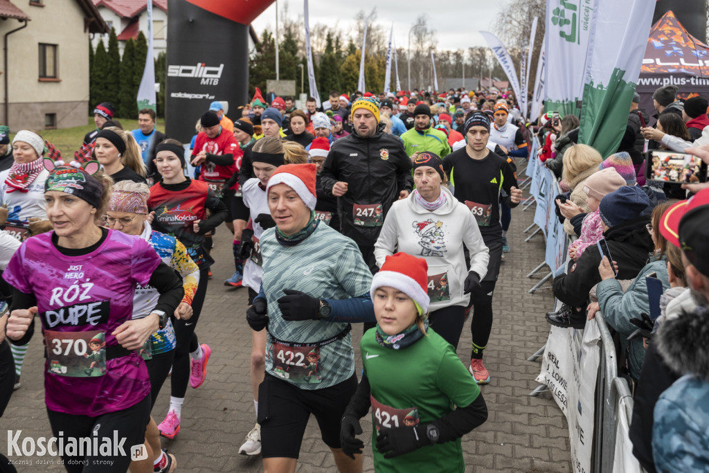 Bieg Elfa w Pogoni za Mikołajem w Krzywiniu