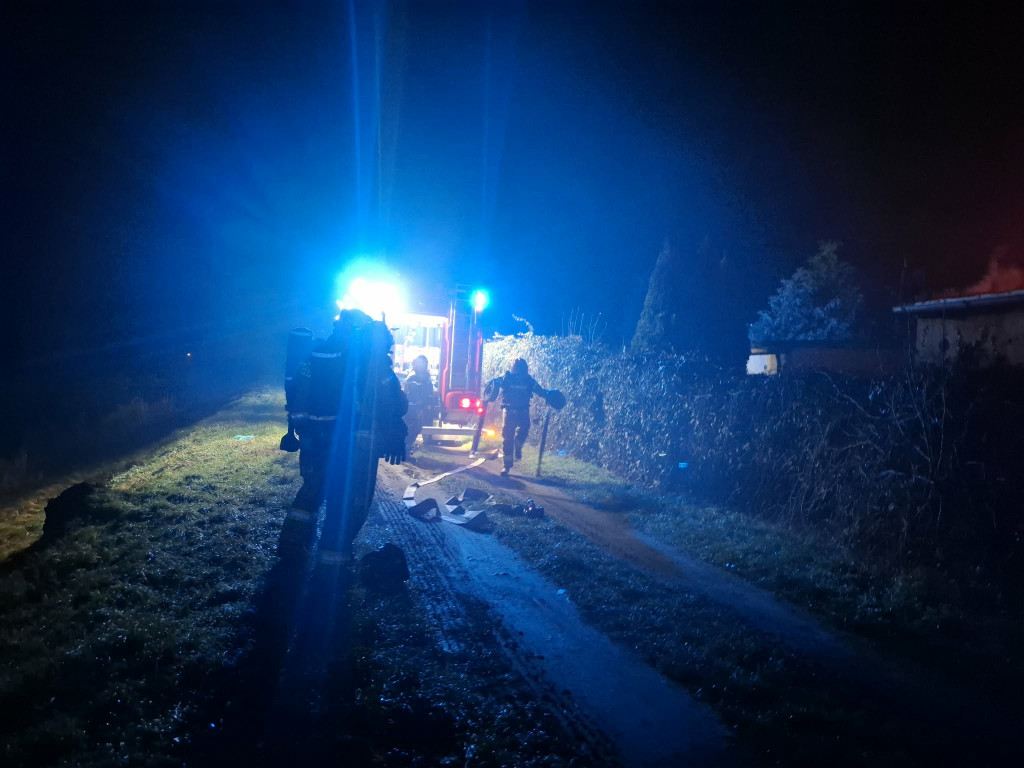 Pożar budynku na Łąkowej w Kościanie