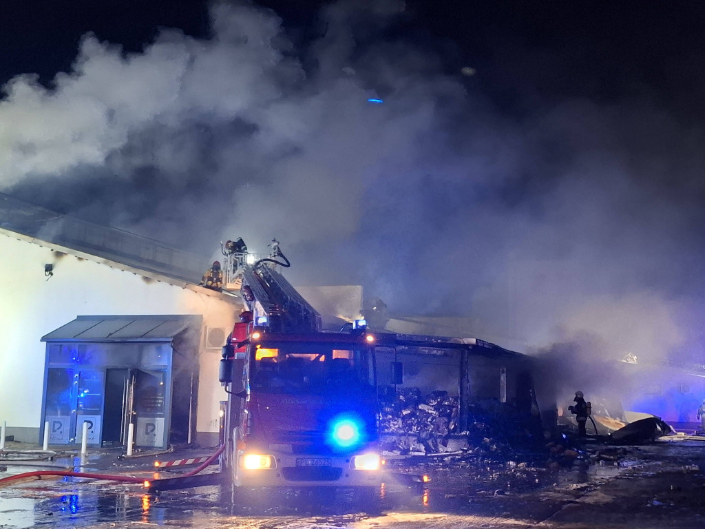 Ogromny pożar w Rawiczu