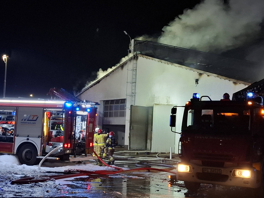 Ogromny pożar w Rawiczu