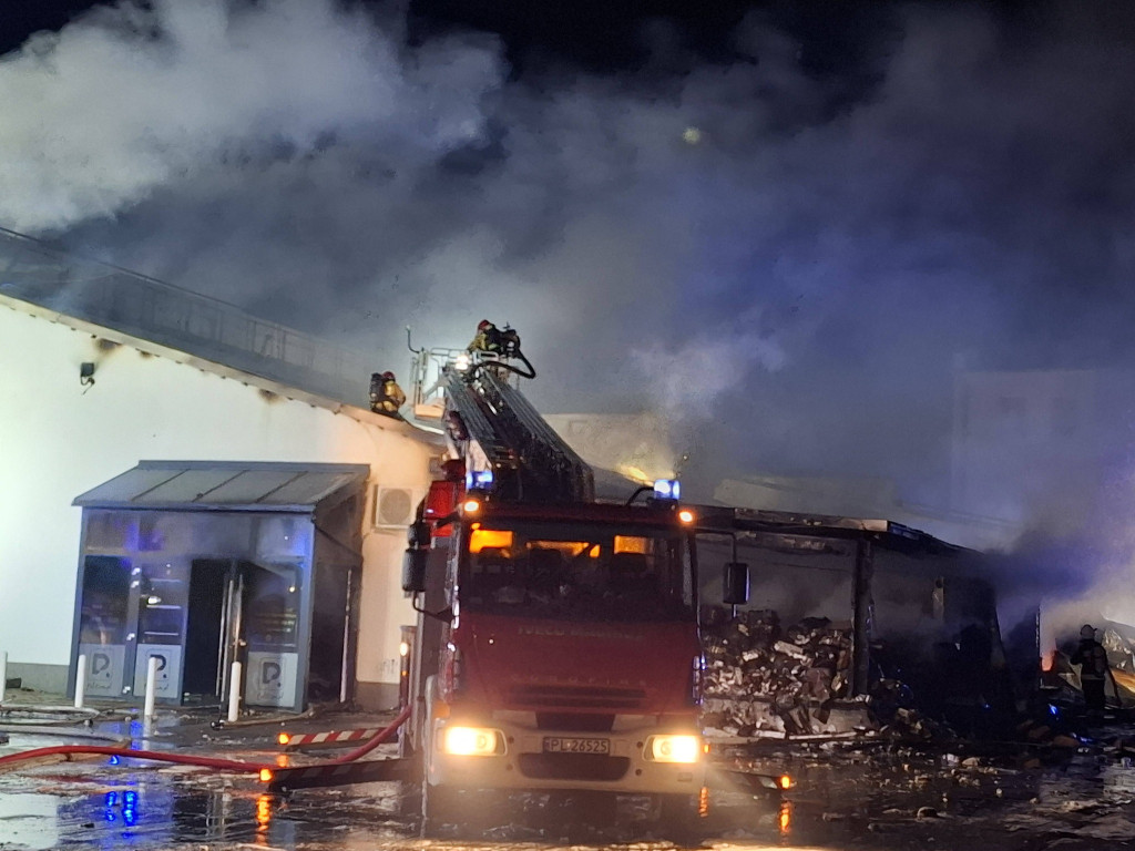 Ogromny pożar w Rawiczu