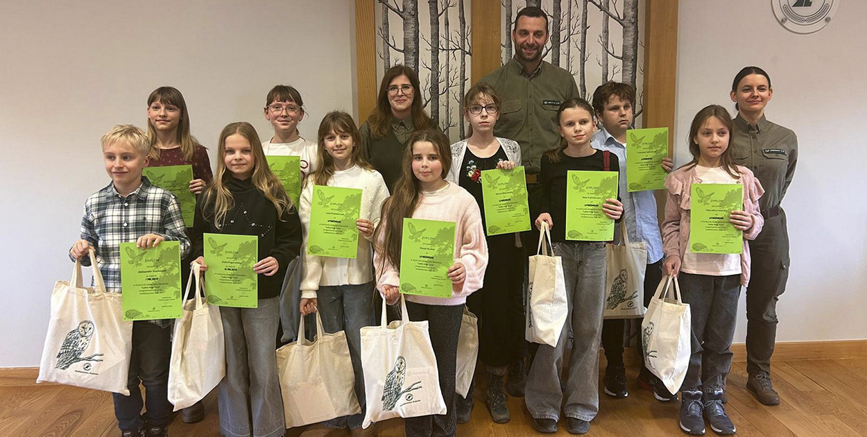 Wręczono nagrody w konkursie „Leśny krąg życia”