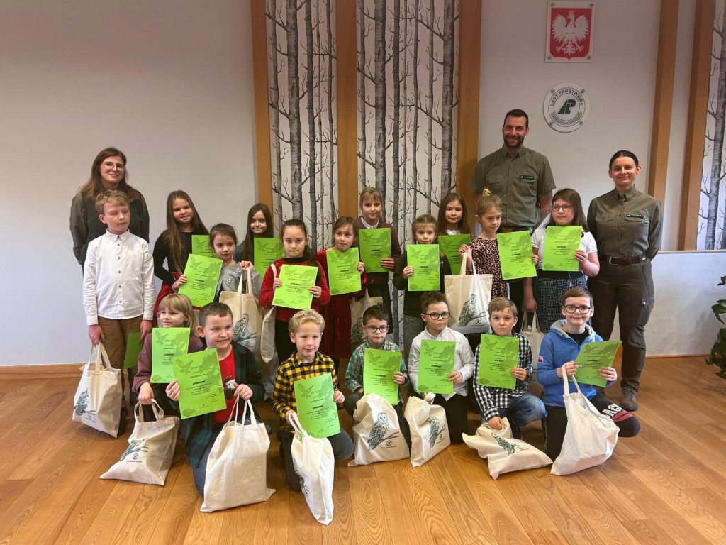 Wręczono nagrody w konkursie „Leśny krąg życia”
