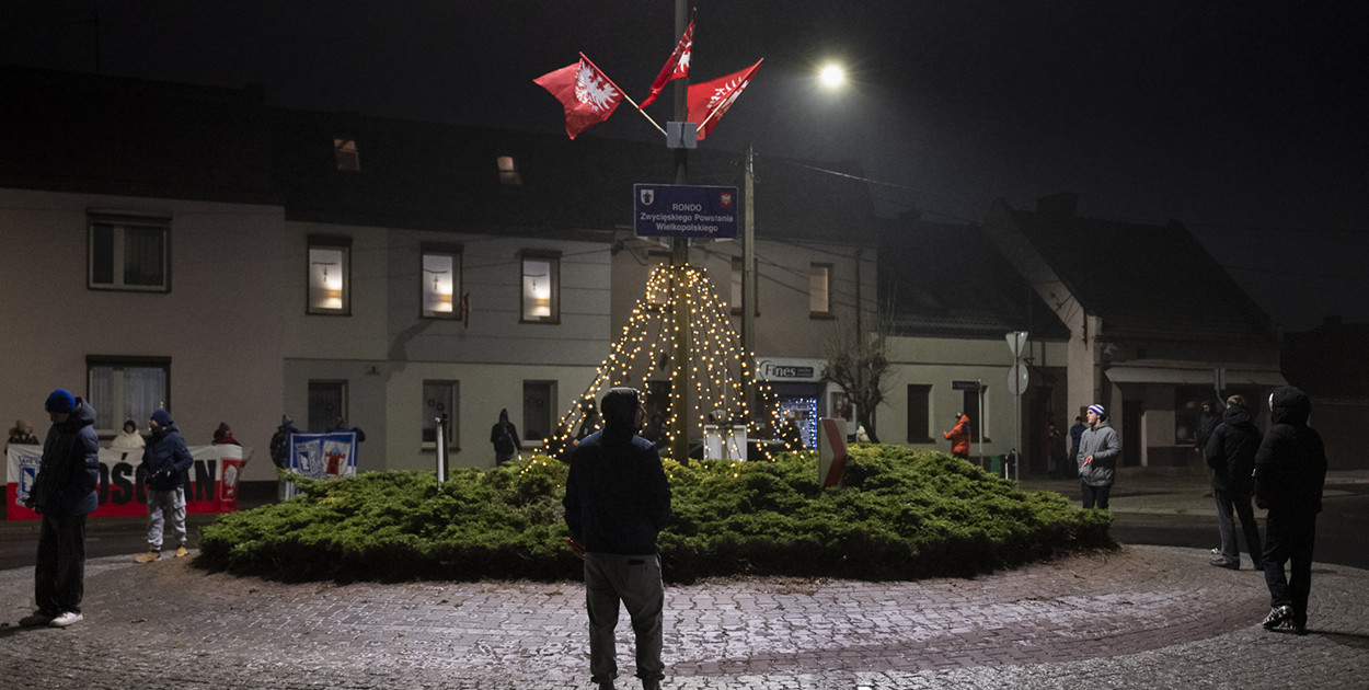 Race na rondzie Powstania Wielkopolskiego