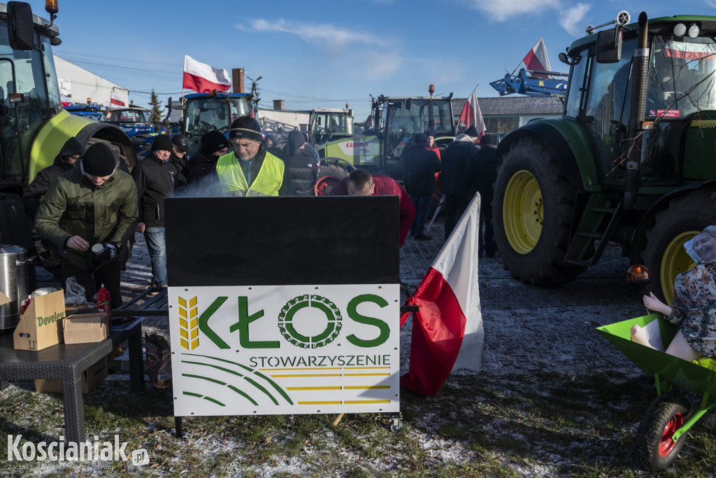 Protest rolników w Jerce
