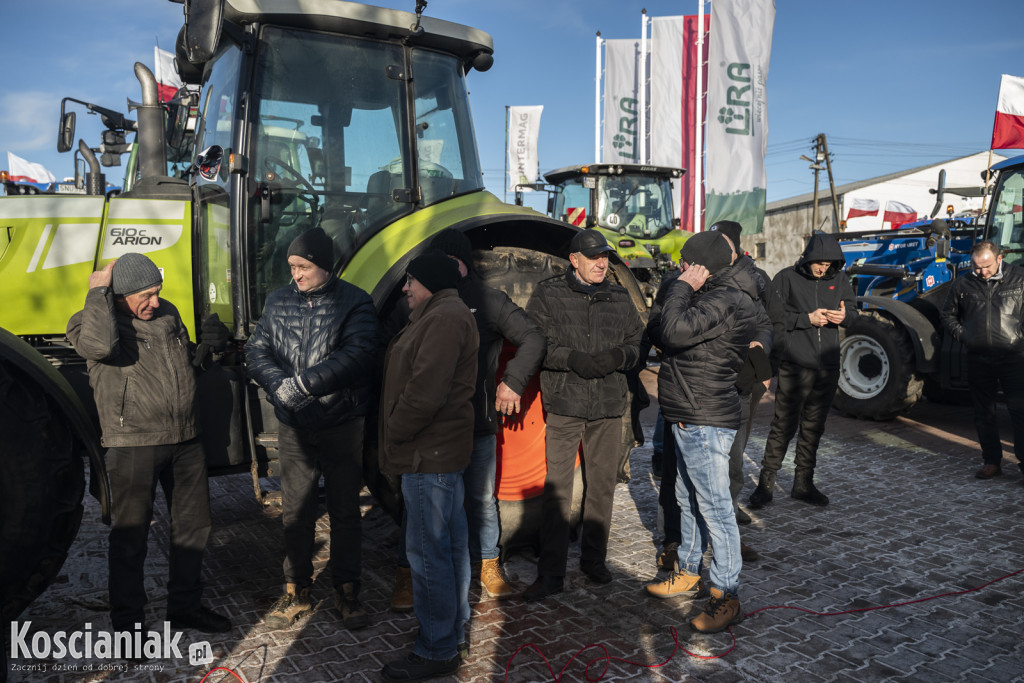 Protest rolników w Jerce