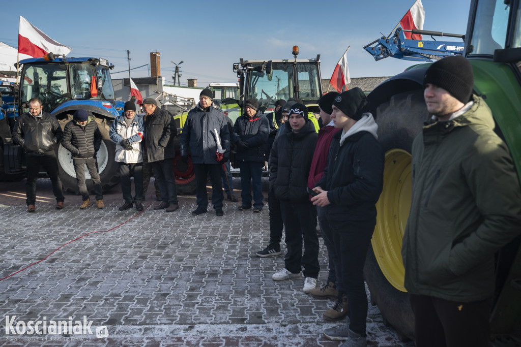Protest rolników w Jerce