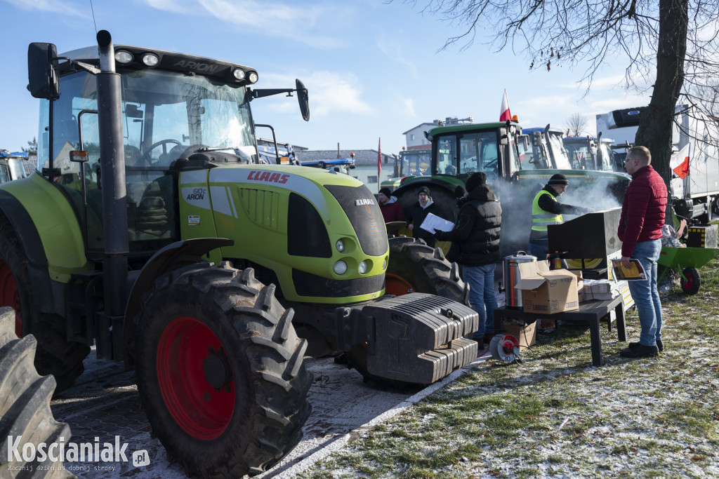Protest rolników w Jerce