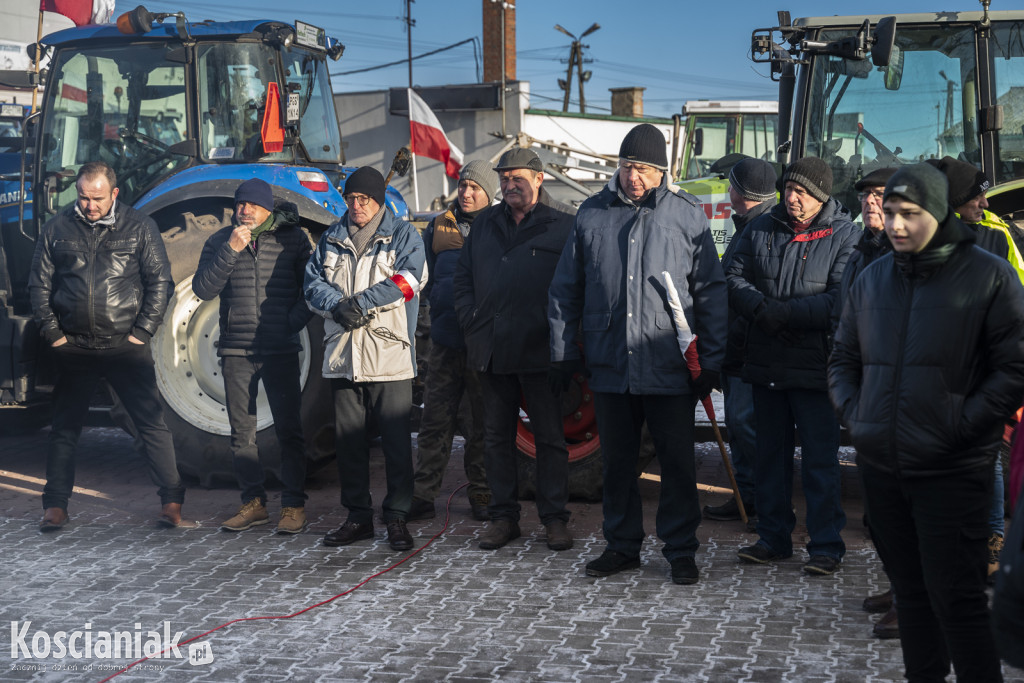 Protest rolników w Jerce