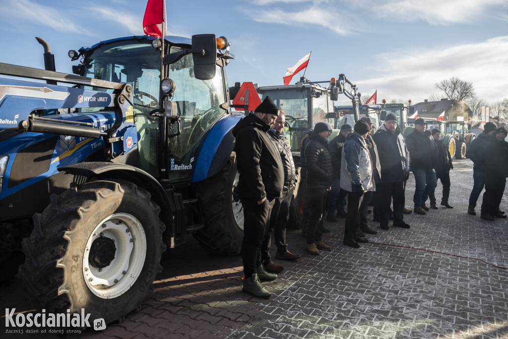 Protest rolników w Jerce