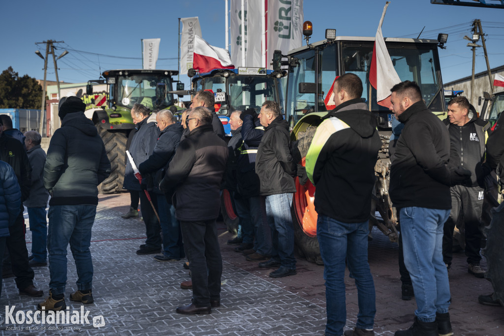 Protest rolników w Jerce