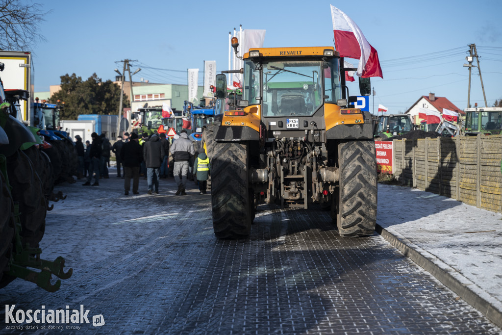 Protest rolników w Jerce