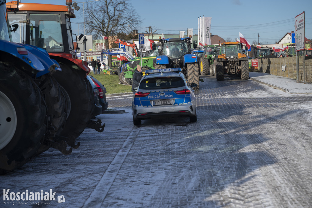 Protest rolników w Jerce