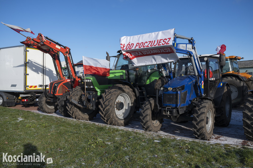 Protest rolników w Jerce