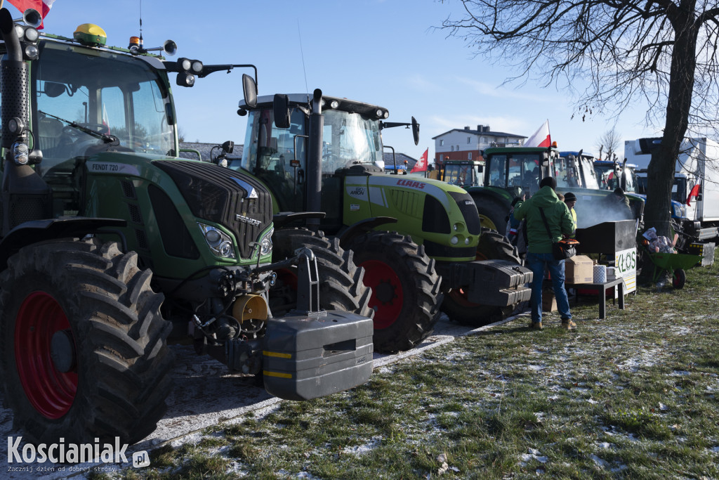Protest rolników w Jerce