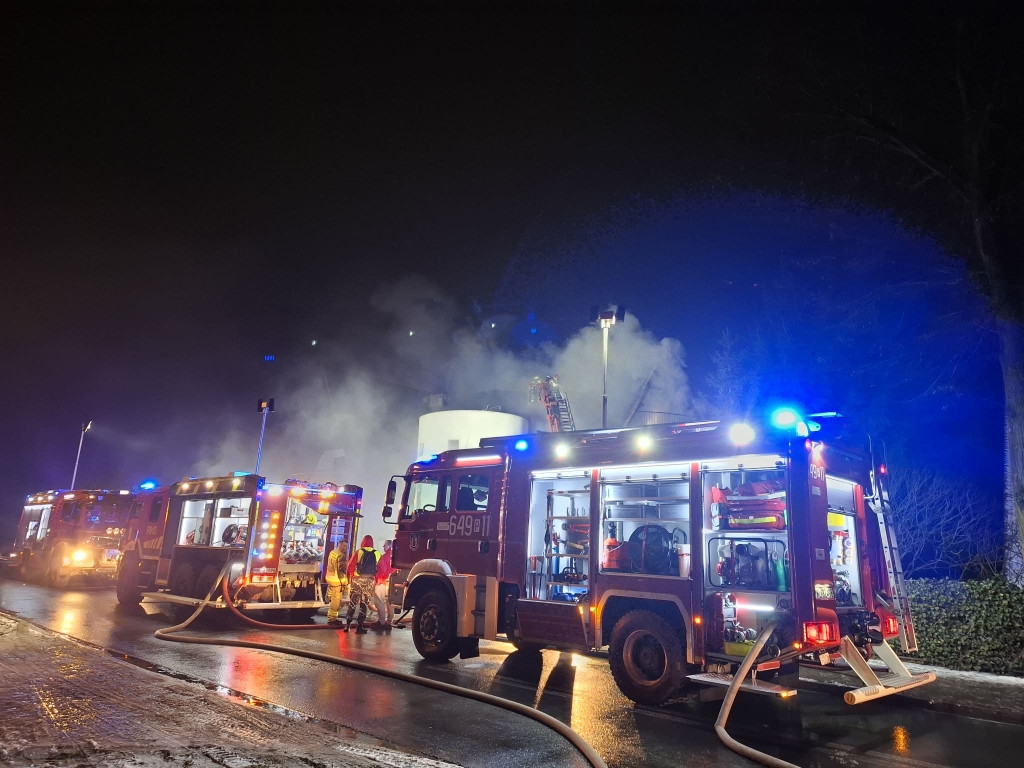 Pożar ośrodka wypoczynkowego w Wieleniu