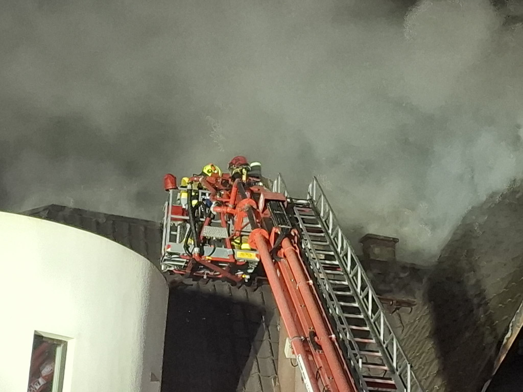 Pożar ośrodka wypoczynkowego w Wieleniu