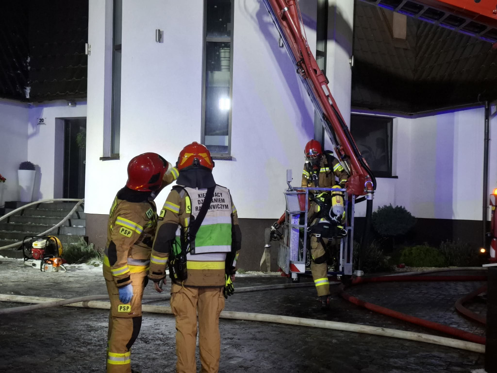 Pożar ośrodka wypoczynkowego w Wieleniu