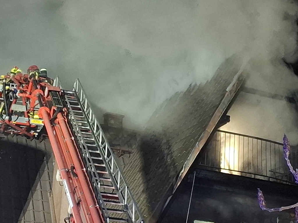 Pożar ośrodka wypoczynkowego w Wieleniu