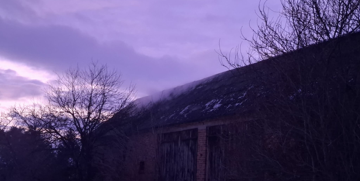 Paliła się stodoła w Żegrówku