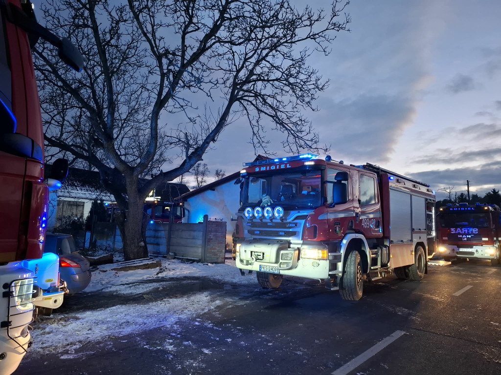 Paliła się stodoła w Żegrówku