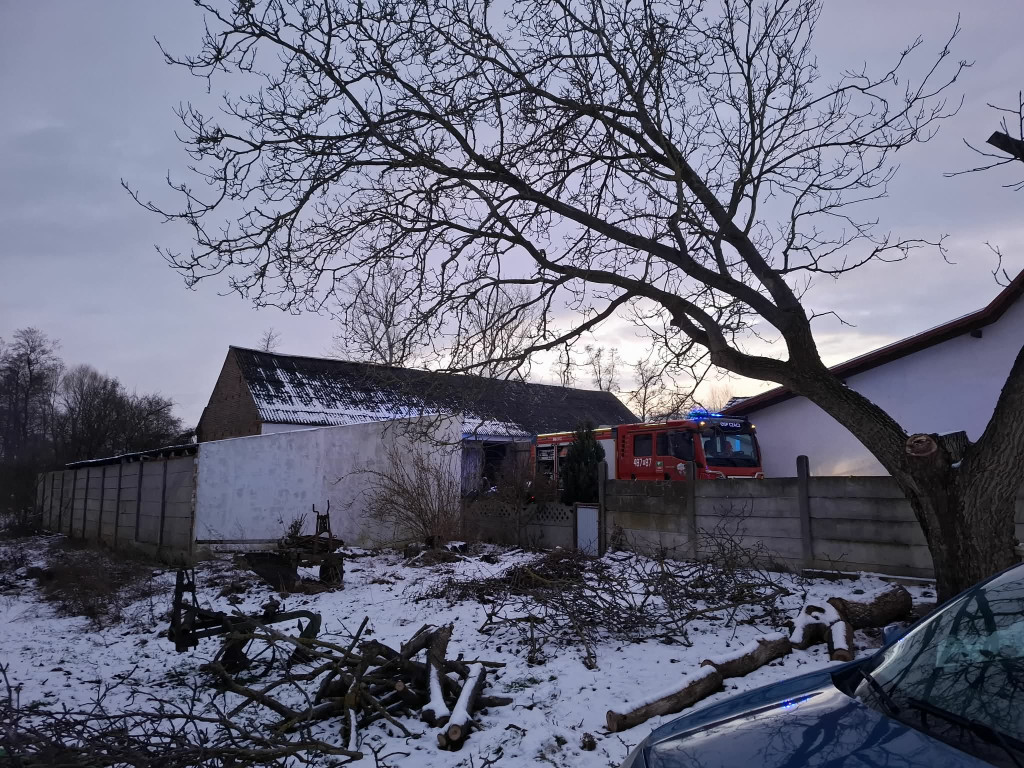 Paliła się stodoła w Żegrówku