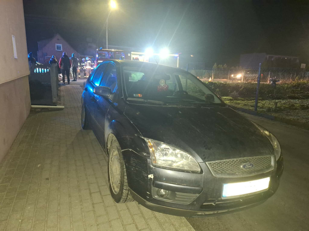 Zderzenie skutera z samochodem