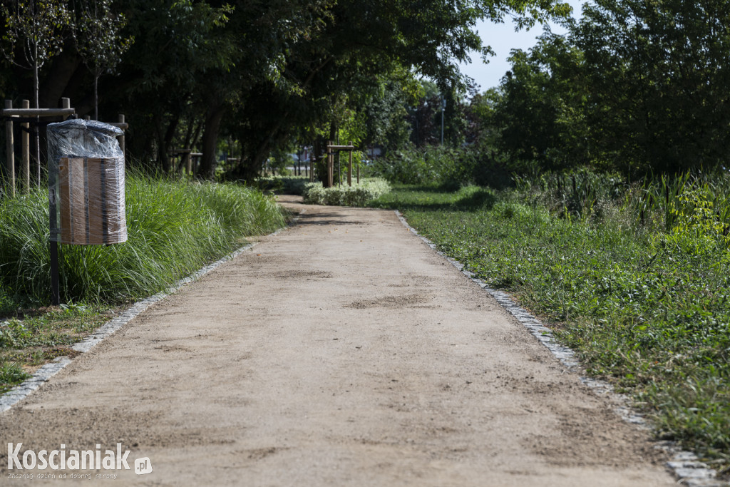 Park kieszonkowy i ścieżka w sąsiedztwie Olszynki