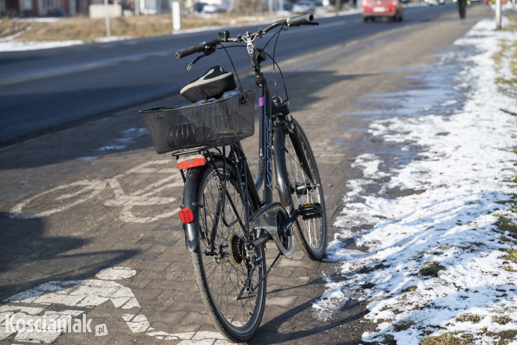 Potrącenie rowerzystki na Gostyńskiej w Kościanie