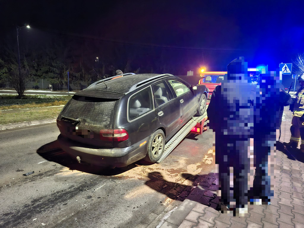 Trzy pojazdy zderzyły się w Przysiece Polskiej