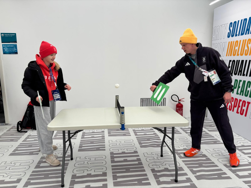 Kibice z Racotu odwiedzili olimpijską wioskę