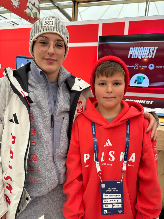 Kibice z Racotu odwiedzili olimpijską wioskę